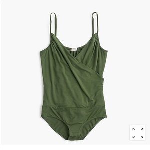 J. Crew Tops - J.crew drapey wrap front cami bodysuit J. Crew Tops - J.crew drapey wrap front cami bodysuit